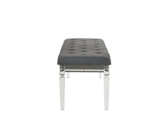 Giovani Dark Gray Bedroom Bench - MyWaynesHome #