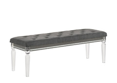 Giovani Dark Gray Bedroom Bench - MyWaynesHome #