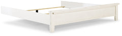 Braunter California King Panel Footboard with Rails