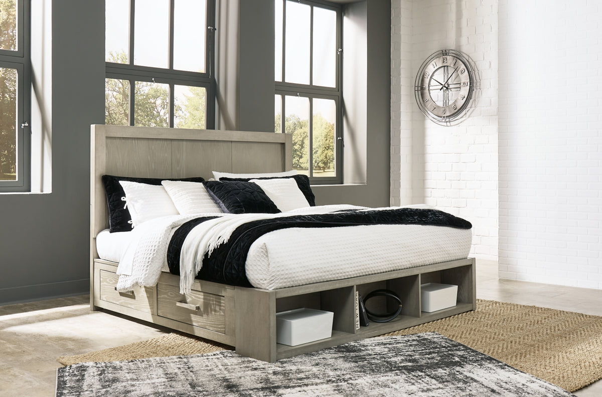 Fawnburg Queen Panel Bed with Storage