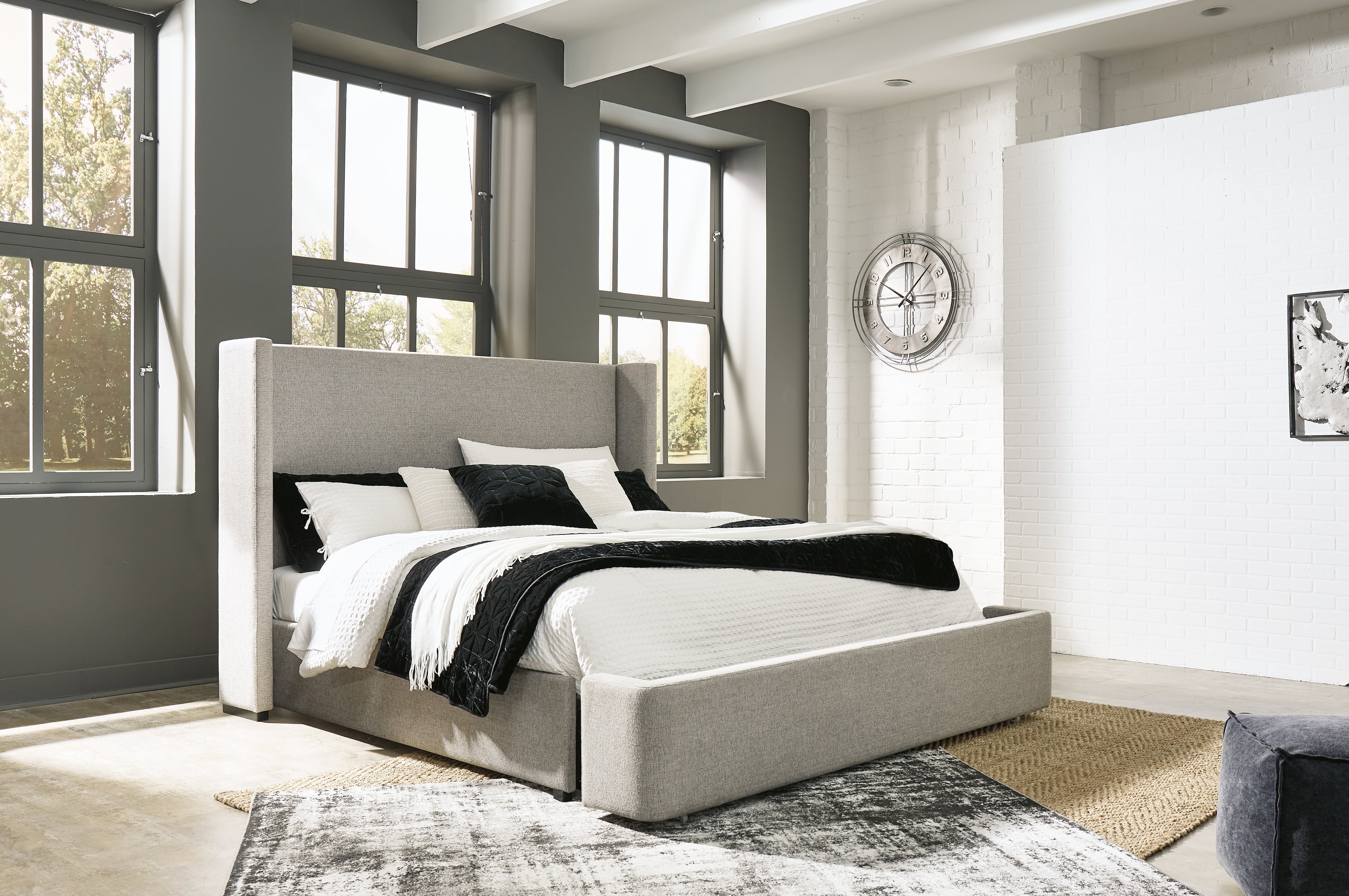 Fawnburg California King Upholstered Storage Bed