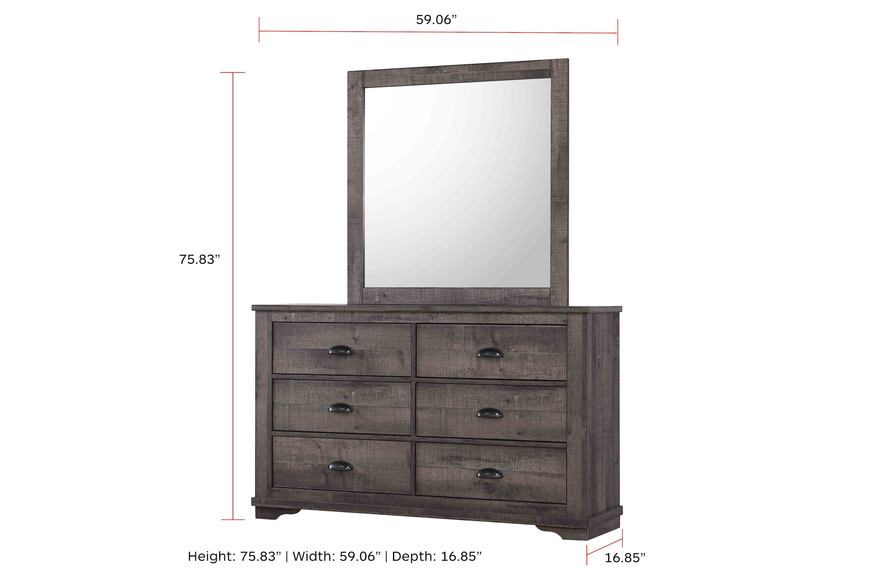 Coralee Gray Dresser - MyWaynesHome #