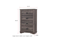 Coralee Gray Chest - MyWaynesHome #