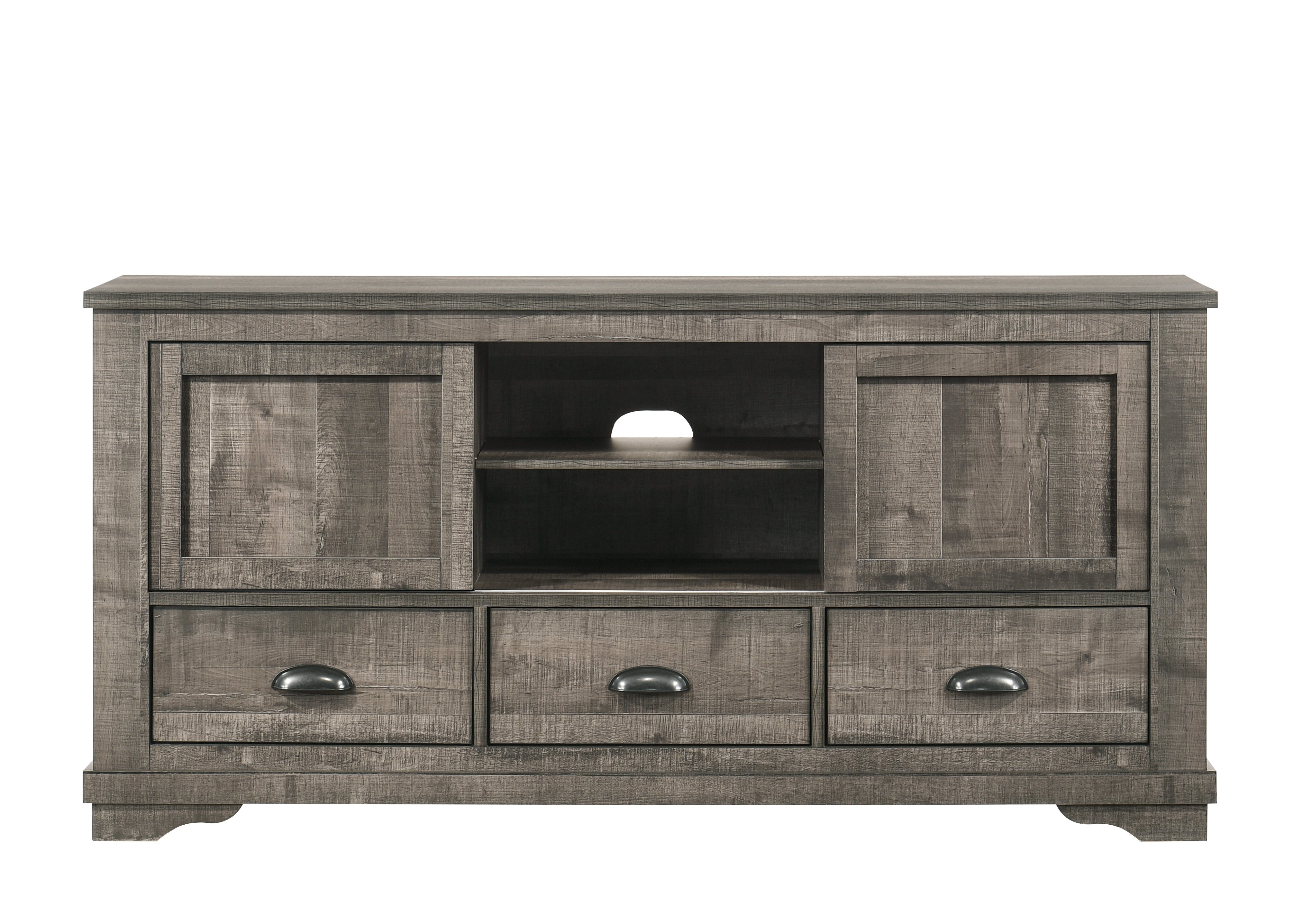 Coralee Gray 63" TV Stand - MyWaynesHome #