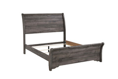 Coralee Gray King Sleigh Bed - MyWaynesHome #