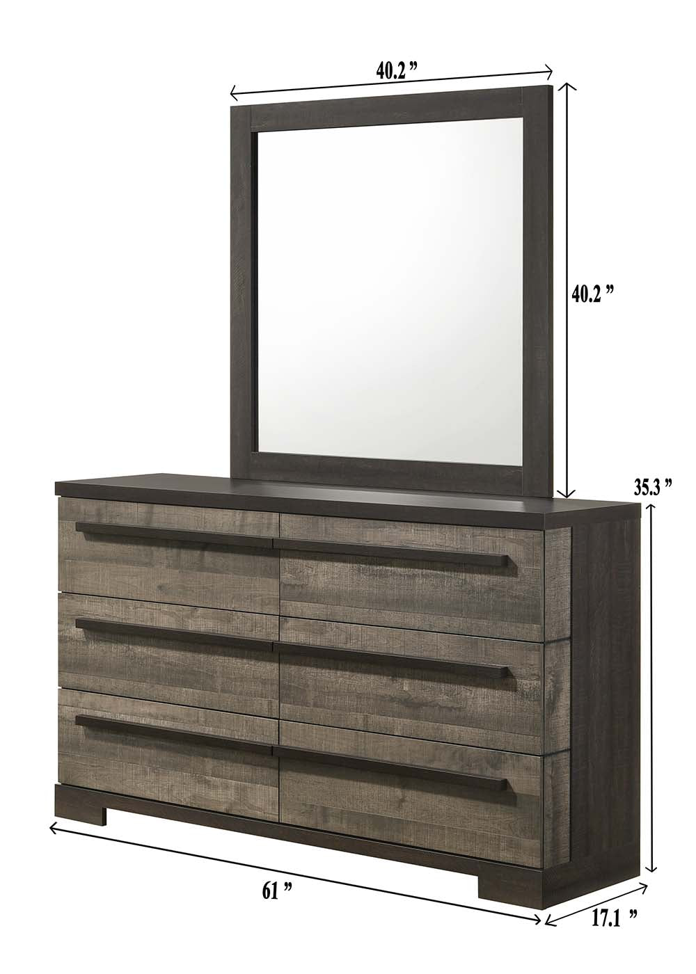 Remington Brown/Gray Dresser - MyWaynesHome #