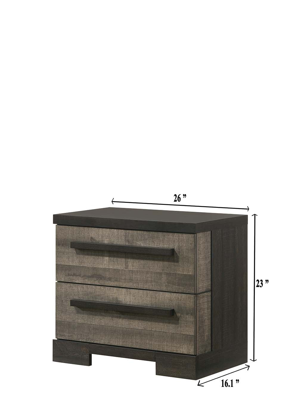Remington Brown/Gray Nightstand - MyWaynesHome #