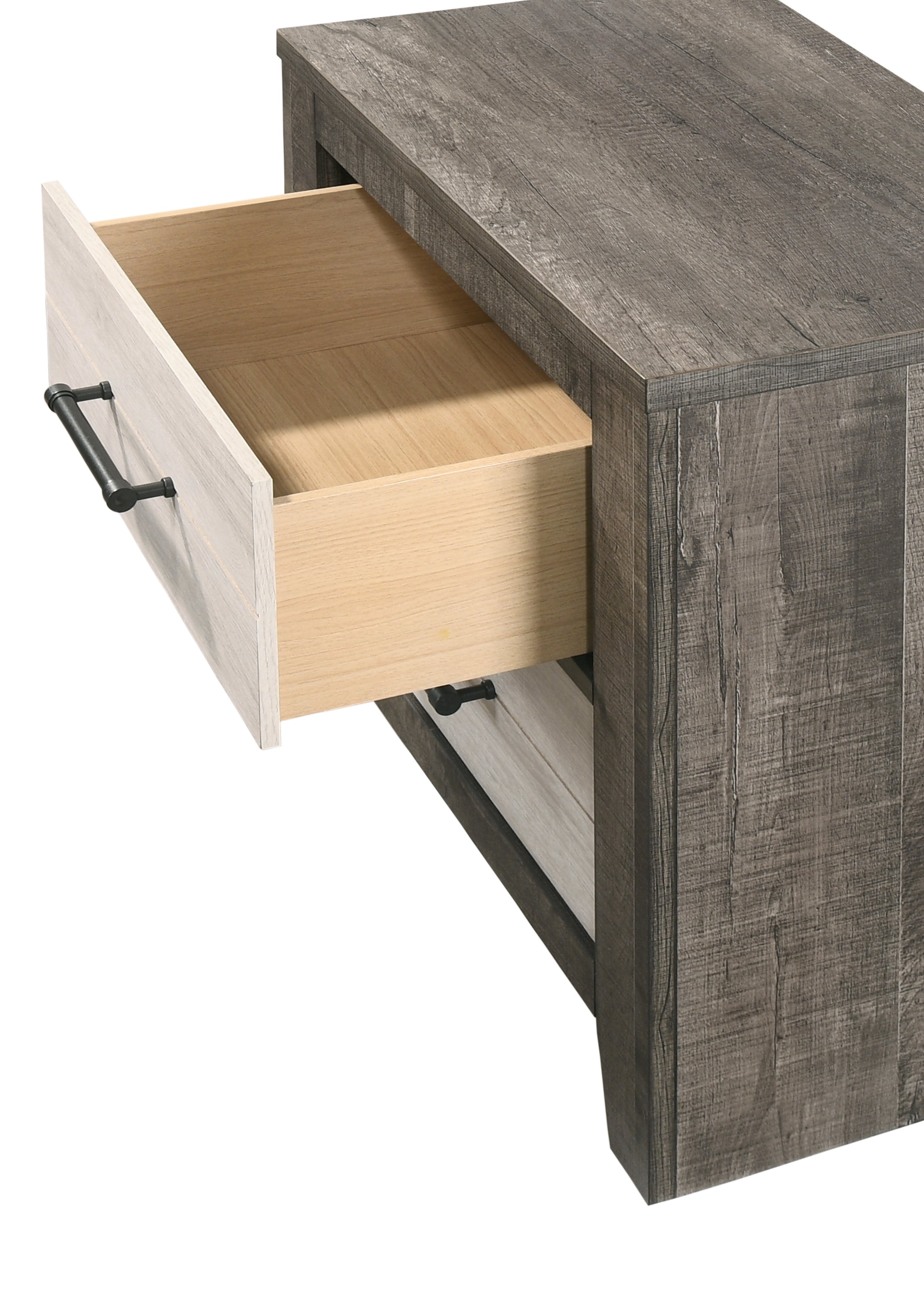 Rhett Brown/Cream Nightstand - MyWaynesHome #