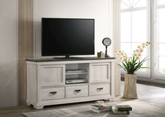 Leighton Cream/Brown TV Stand - MyWaynesHome #