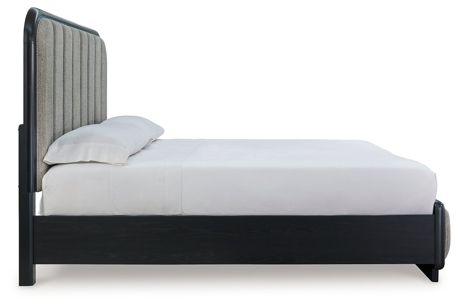 Rowanbeck King Panel Bed, Dresser, Mirror, Chest and Nightstand