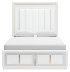 Chalanna Queen Panel Storage Bed and Nightstand