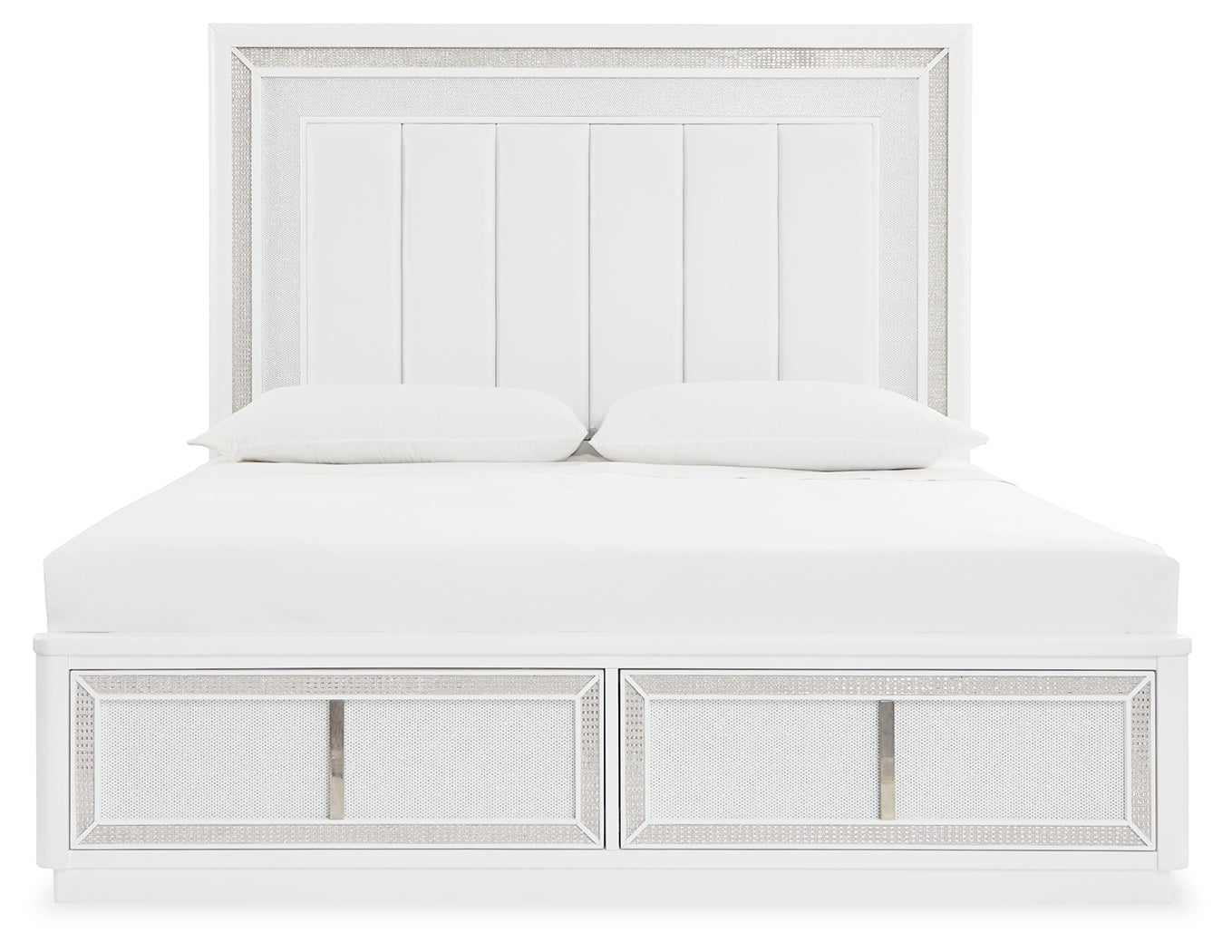 Chalanna California King Upholstered Storage Bed - MyWaynesHome #