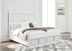 Chalanna California King Upholstered Storage Bed - MyWaynesHome #