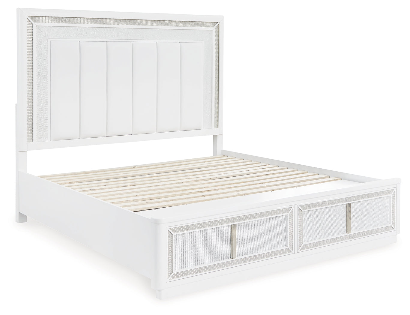 Chalanna California King Upholstered Storage Bed - MyWaynesHome #