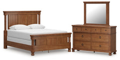 Rowlenstown Queen Poster Bed, Dresser and Mirror