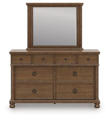 Rowlenstown Queen Poster Bed, Dresser and Mirror