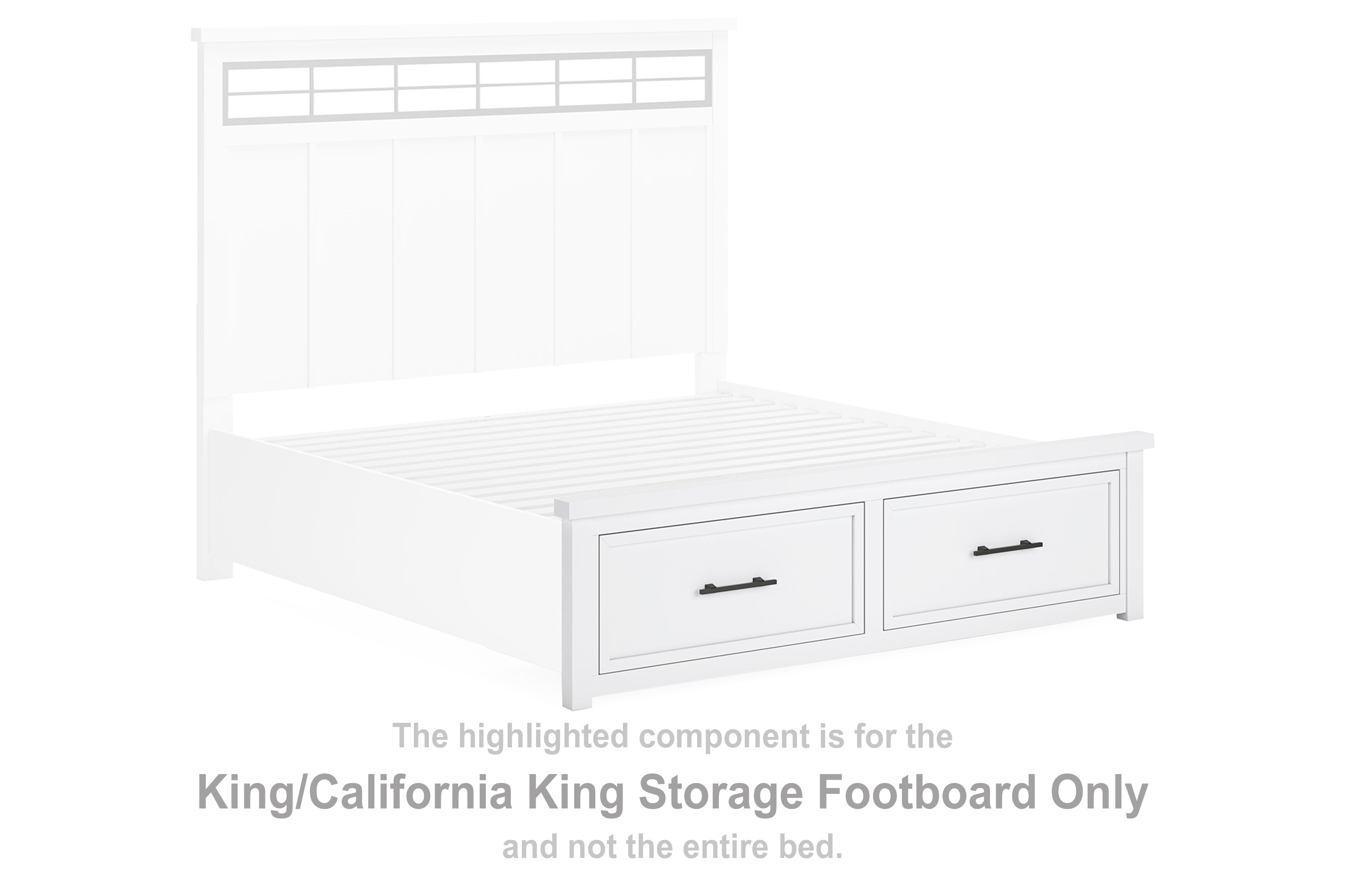 Ashbryn King/California King Storage Footboard