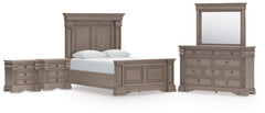Blairhurst Queen Panel Bed, Dresser, Mirror and 2 Nightstands