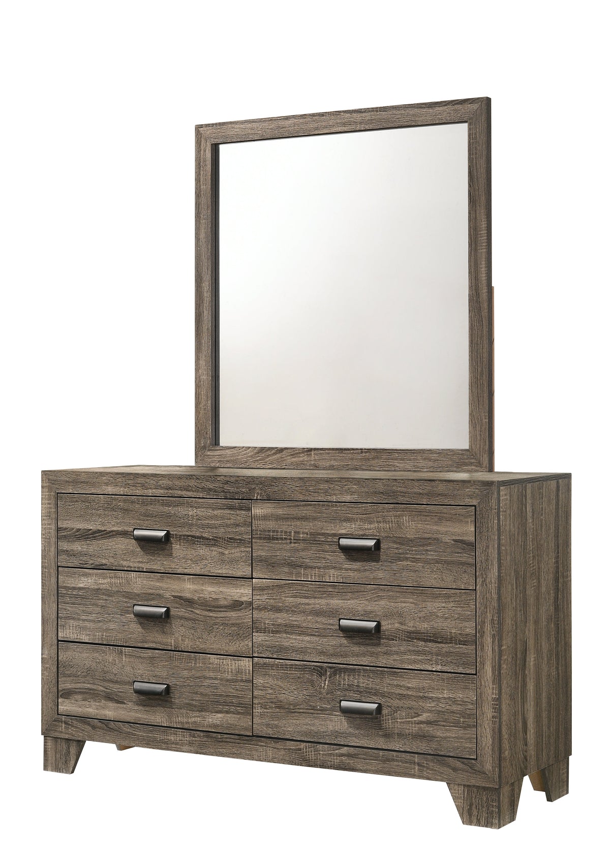 Millie Brownish Gray Bedroom Mirror (Mirror Only) - MyWaynesHome #