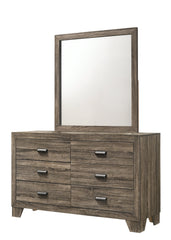 Millie Brownish Gray Bedroom Mirror (Mirror Only) - MyWaynesHome #