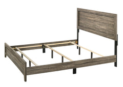Millie Brownish Gray King Panel Bed - MyWaynesHome #