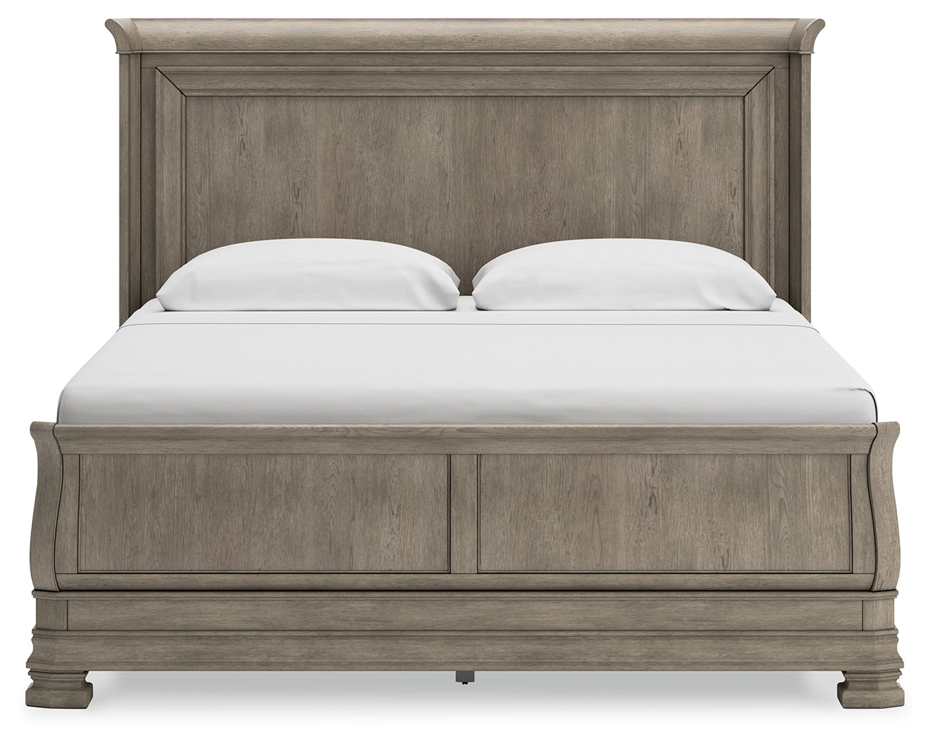 Lexorne King Sleigh Bed, Dresser and Mirror