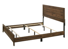 Millie Cherry Brown King Panel Bed - MyWaynesHome #