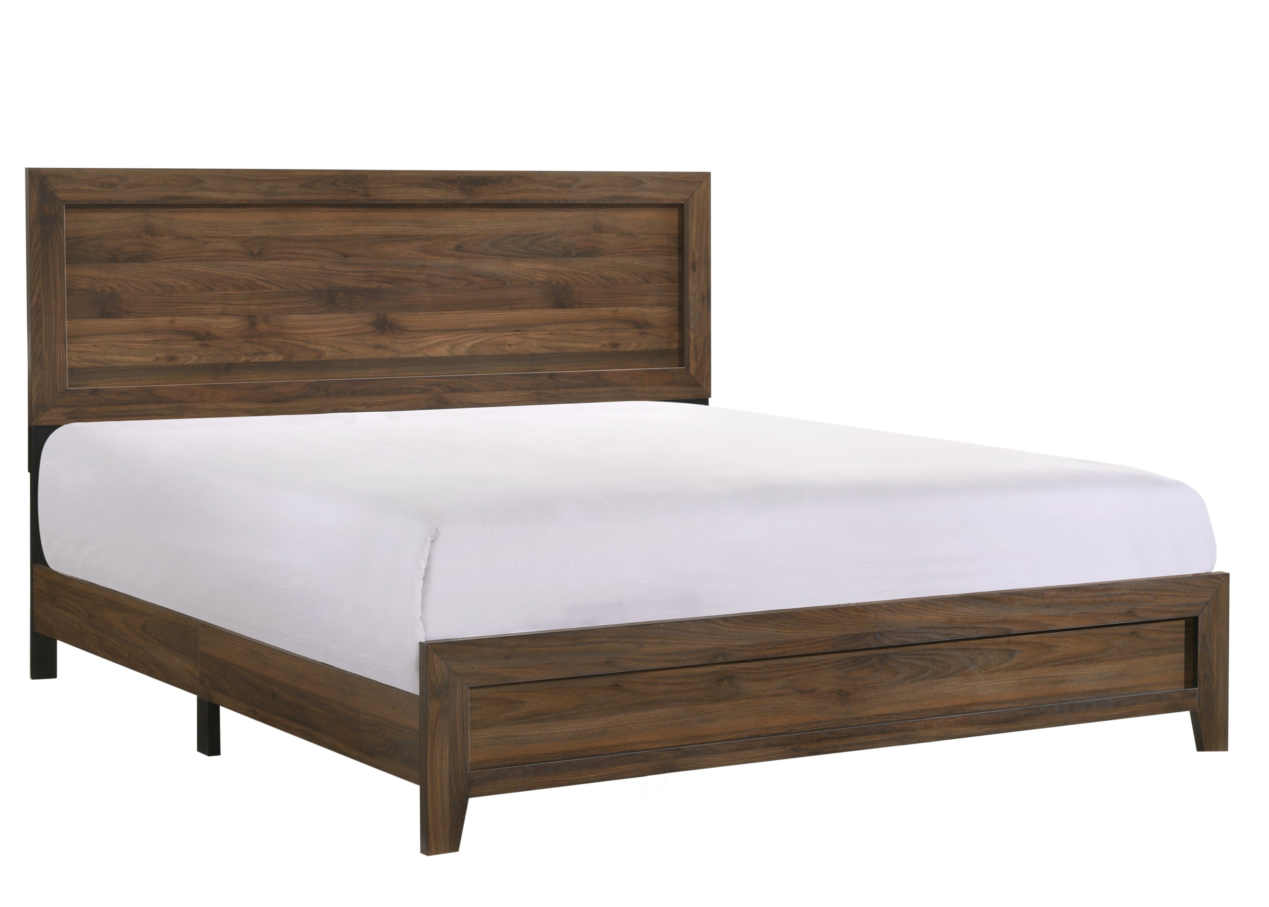 Millie Cherry Brown King Panel Bed - MyWaynesHome #