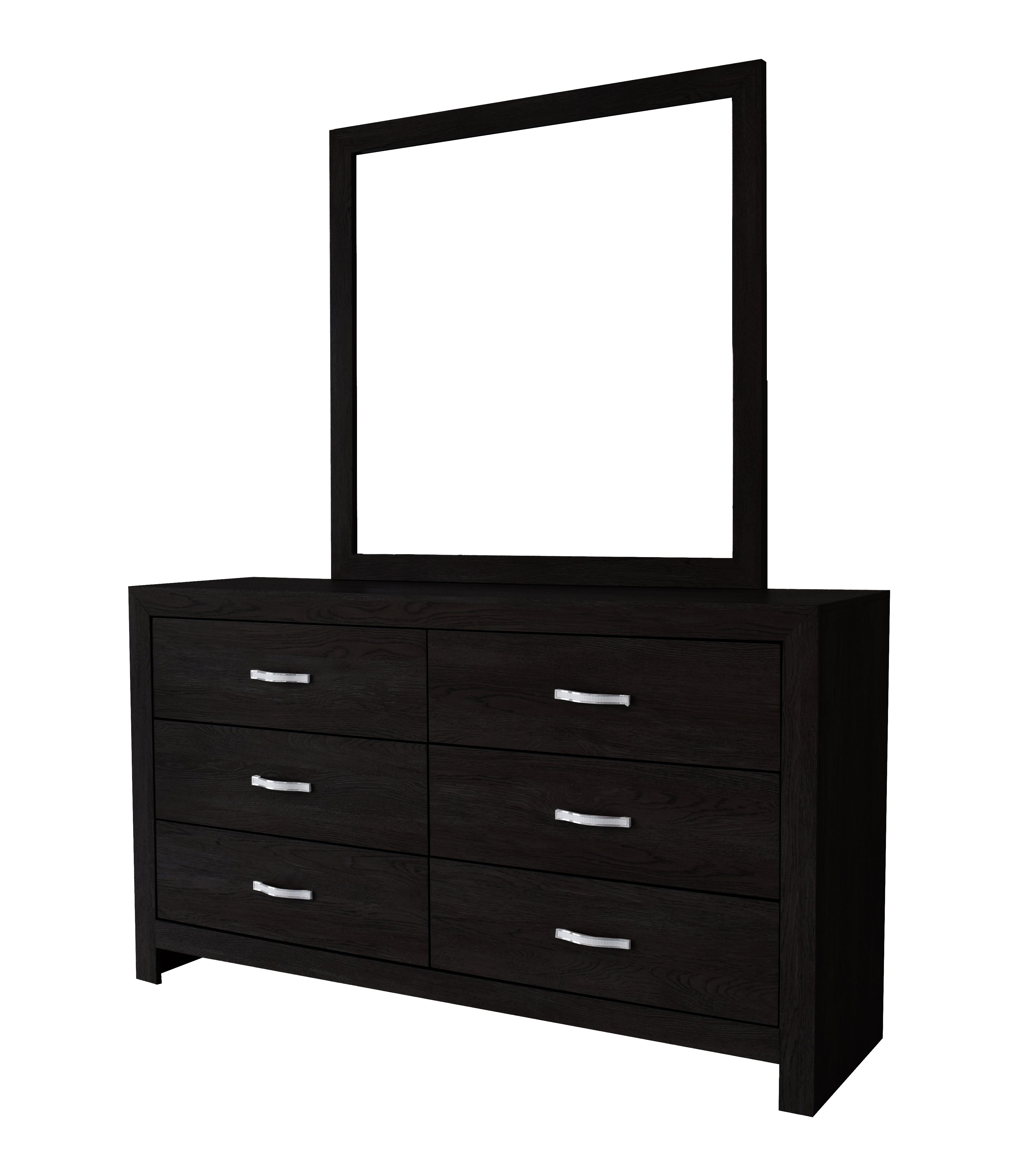 Jaylen Black Bedroom Mirror (Mirror Only) - MyWaynesHome #