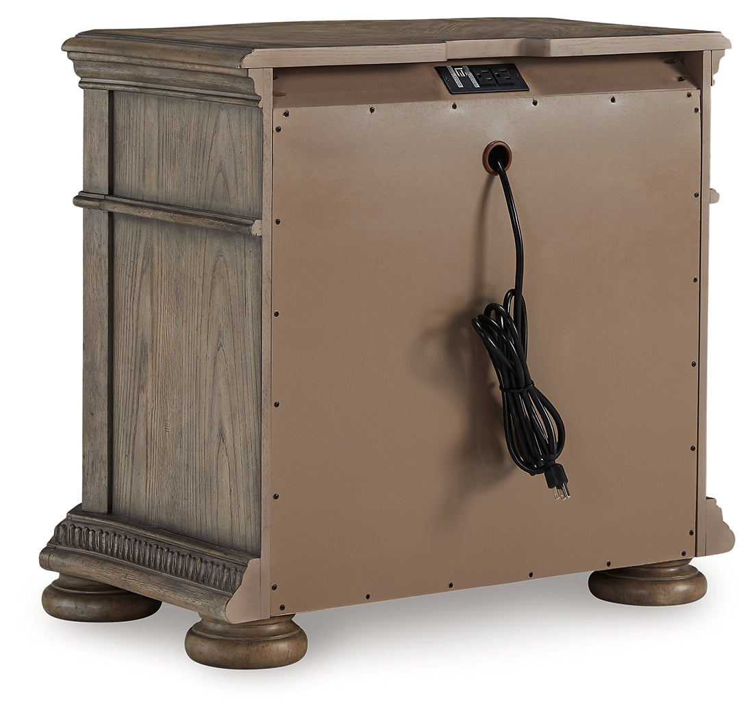 Ardenfield King Sleigh Bed, Dresser, Mirror and Nightstand