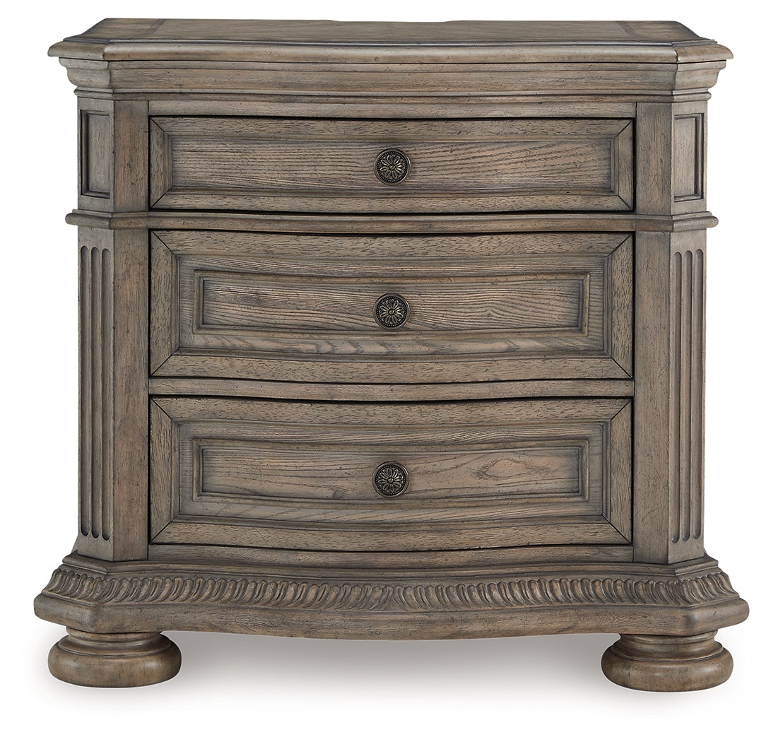 Ardenfield King Sleigh Bed, Dresser, Mirror and Nightstand