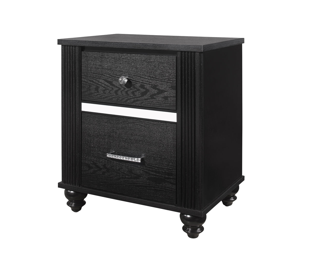 Gaston Black Nightstand - MyWaynesHome #