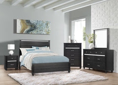 Gaston Black Nightstand - MyWaynesHome #