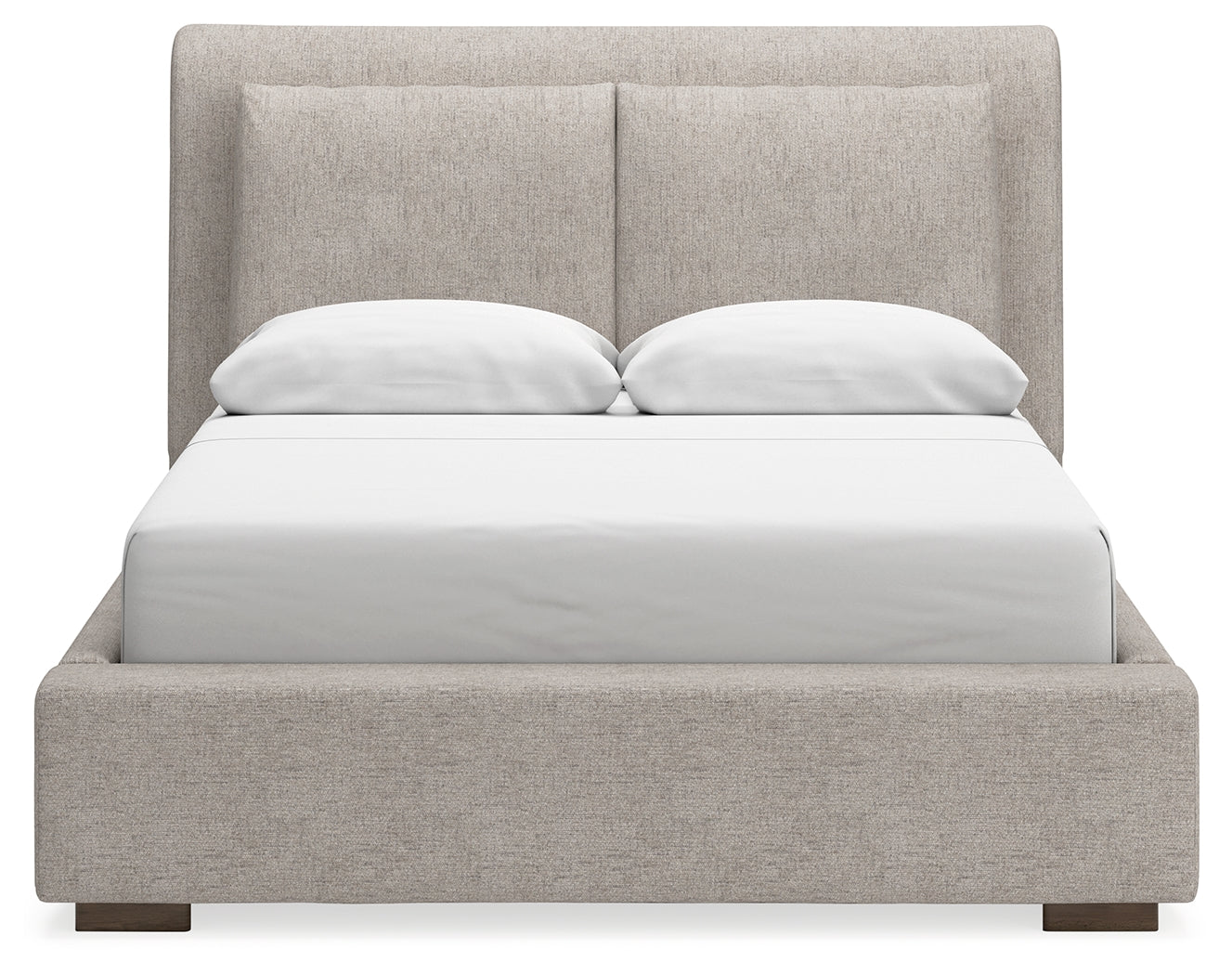 Cabalynn Queen Upholstered Bed, Dresser and Mirror