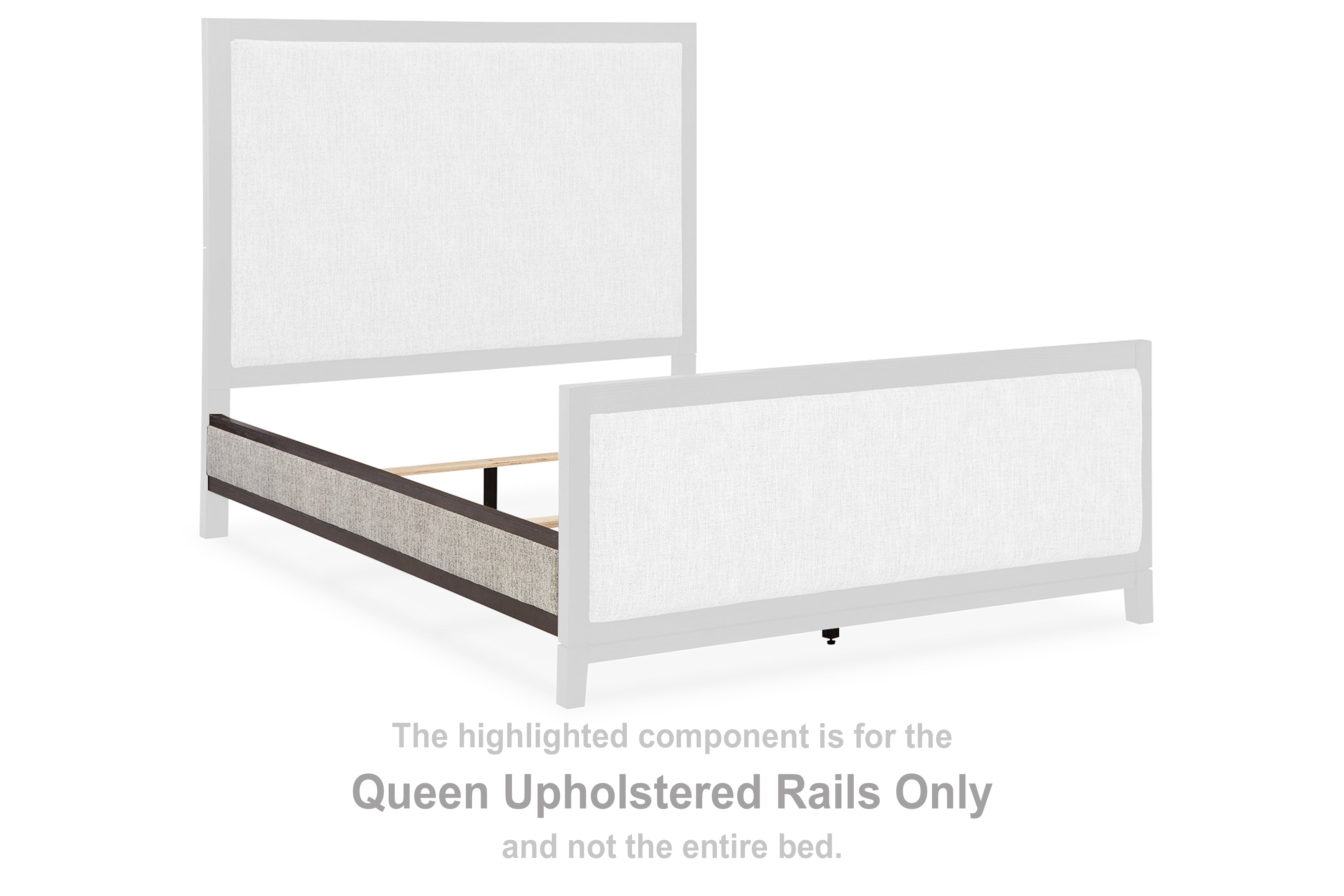 Burkhaus Queen Upholstered Rails