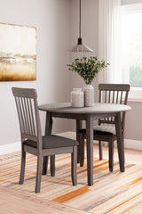 Shullden Dining Table and 2 Chairs