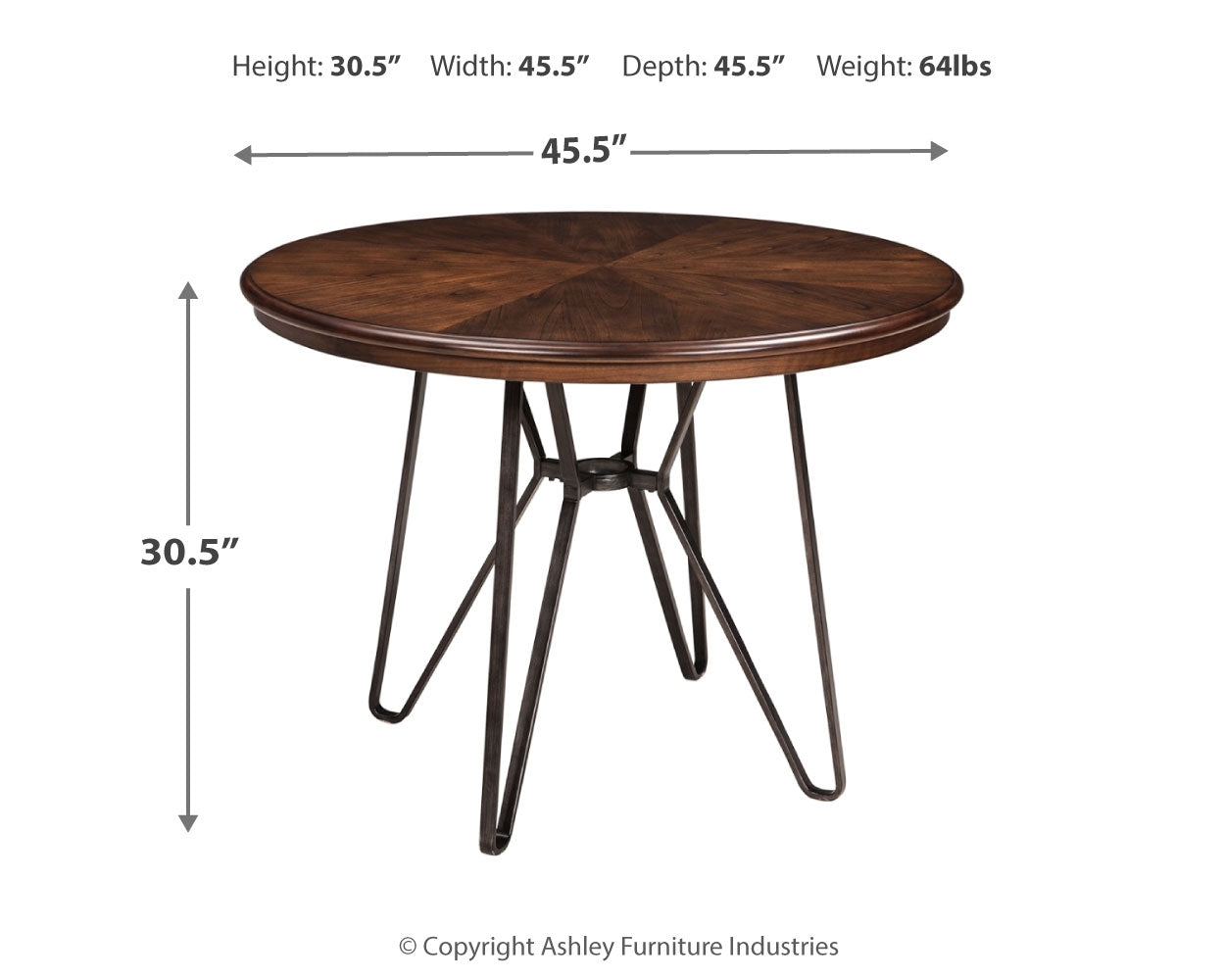 Centiar Dining Table and 4 Chairs