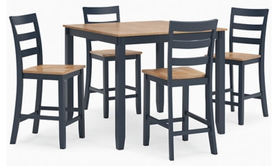 Gesthaven Counter Height Dining Table and 4 Barstools (Set of 5) - MyWaynesHome #