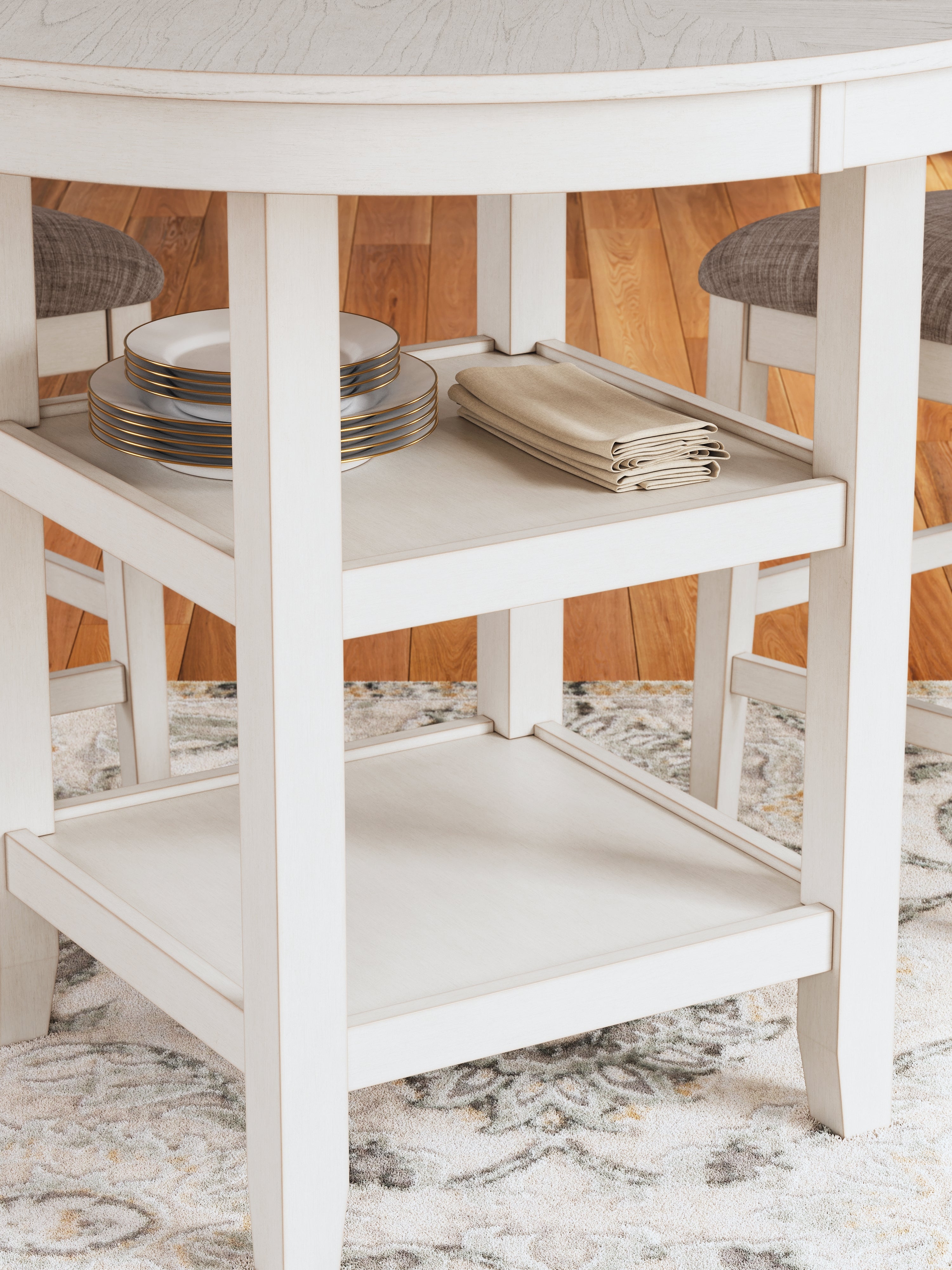 Erinberg Counter Height Dining Table and 4 Barstools (Set of 5) - MyWaynesHome #