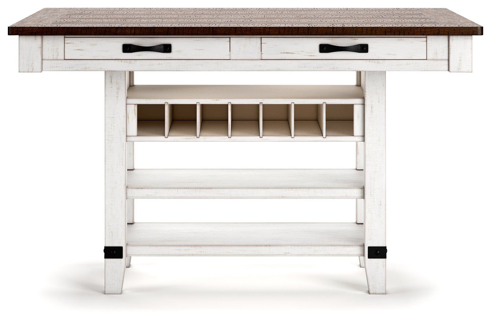 Valebeck Counter Height Dining Table and 6 Chairs