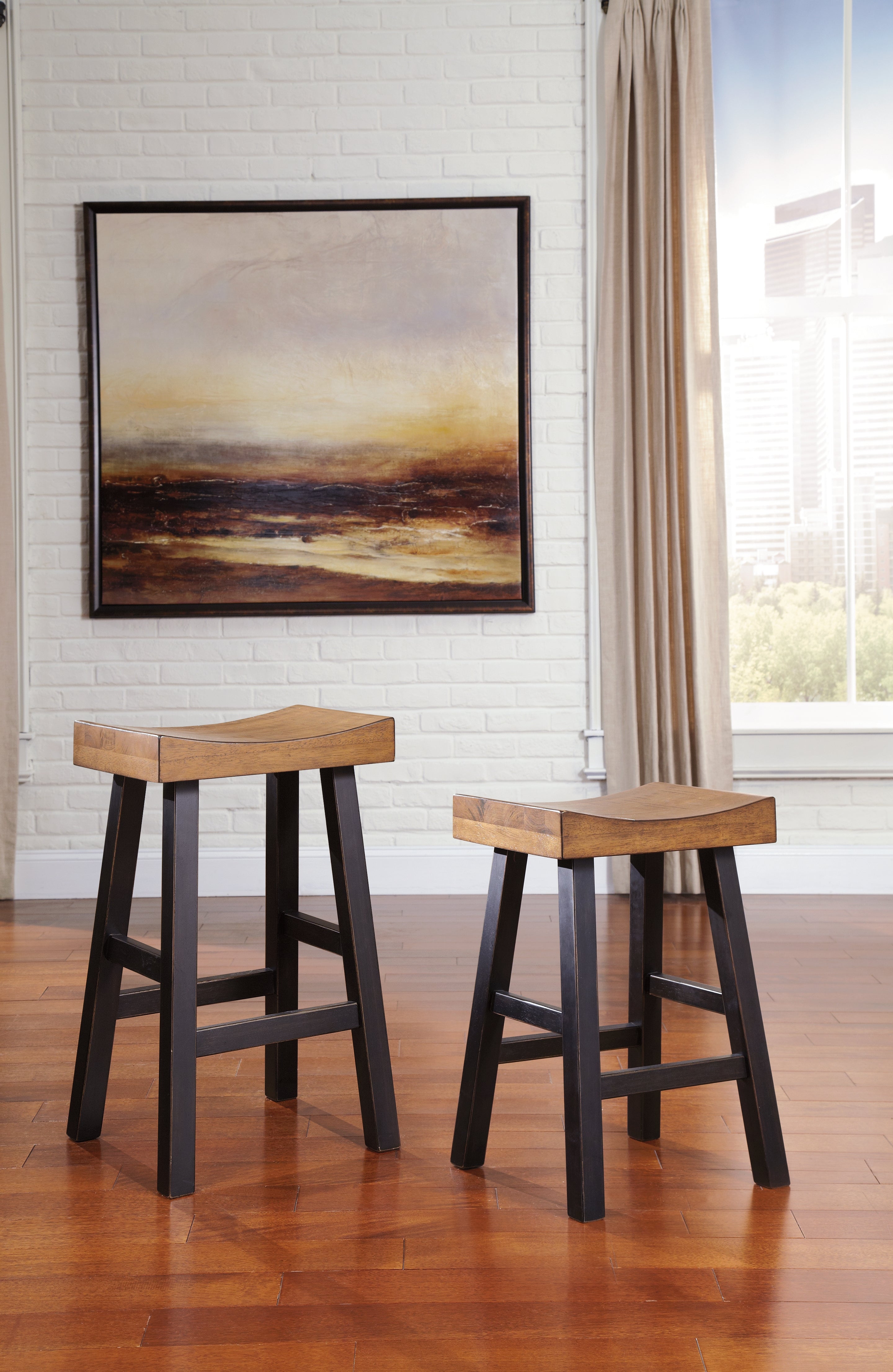 Glosco Counter Height Bar Stool (Set of 2)
