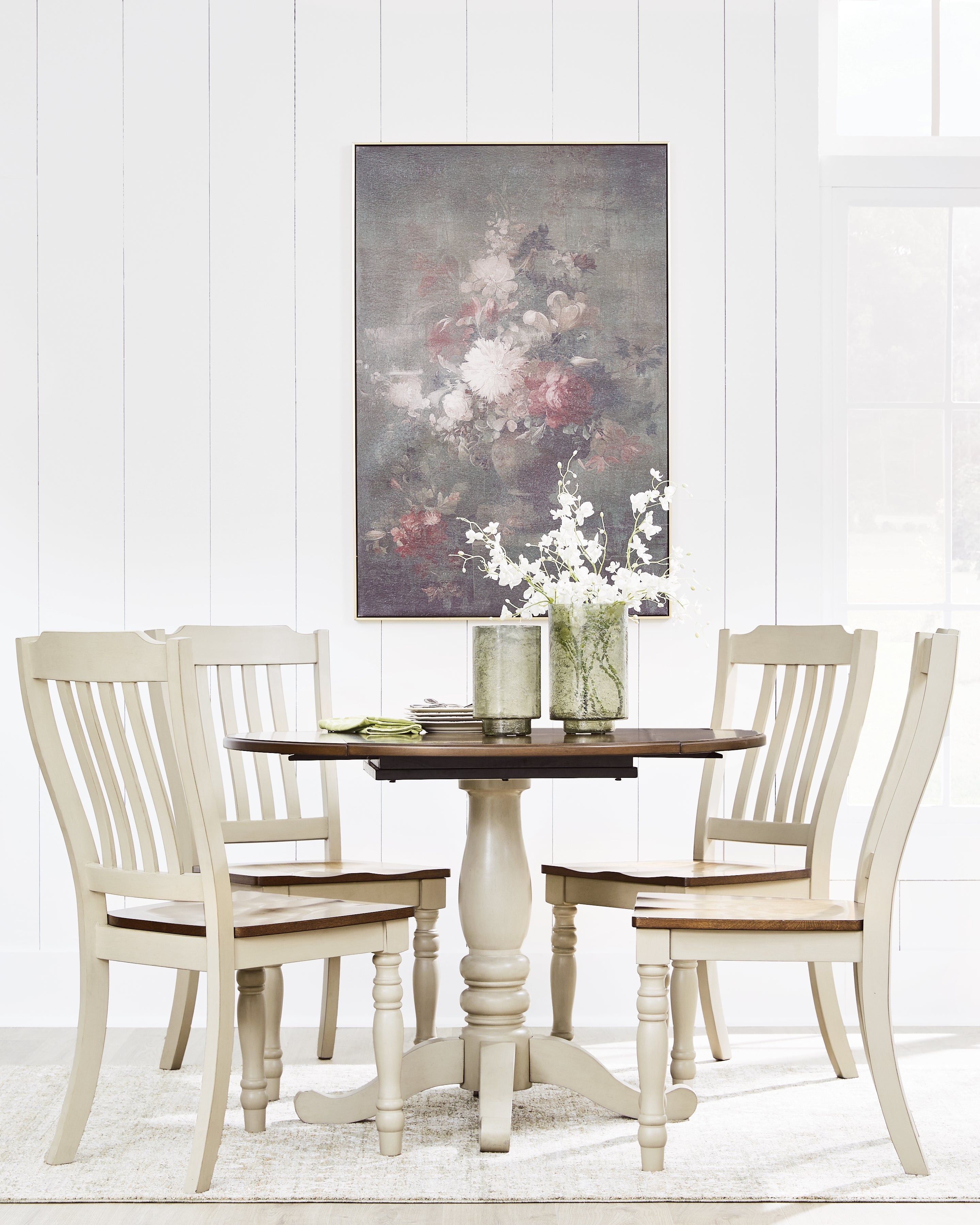 Wirloni Dining Table and 4 Chairs