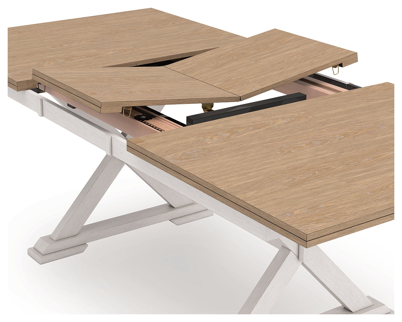 Purlaney Extension Dining Table, 4 Chairs and Bench
