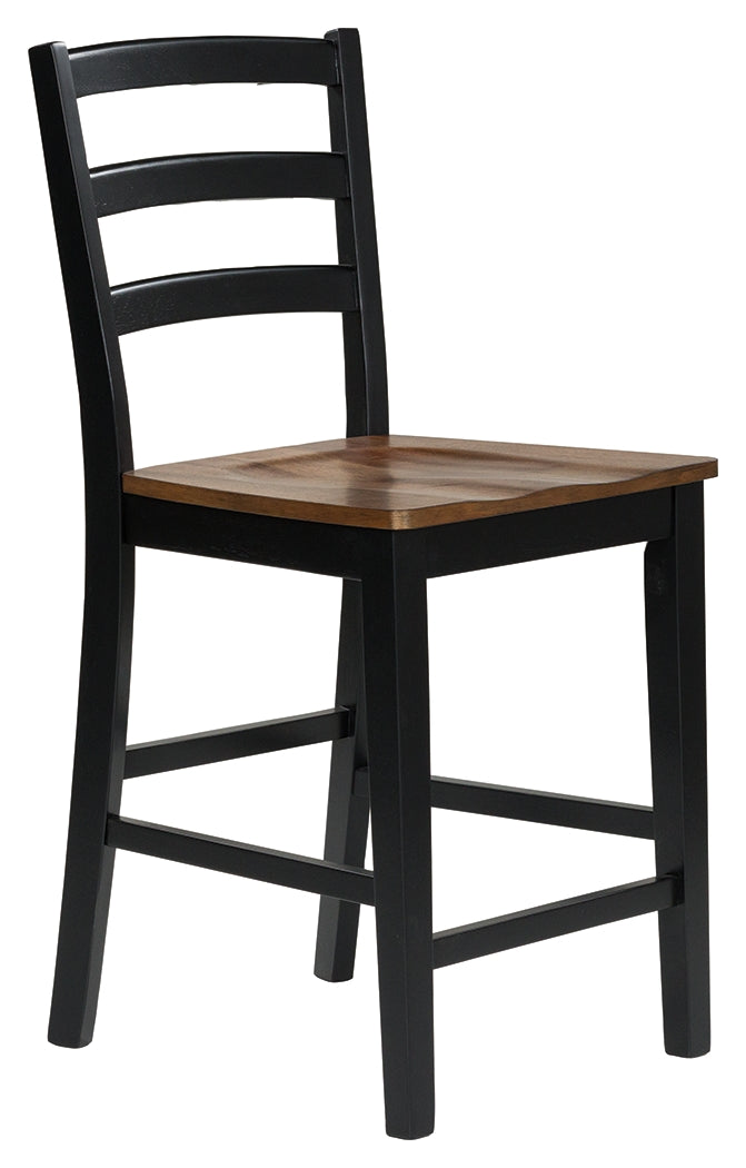 Wildenauer Counter Height Dining Table and 4 Barstools