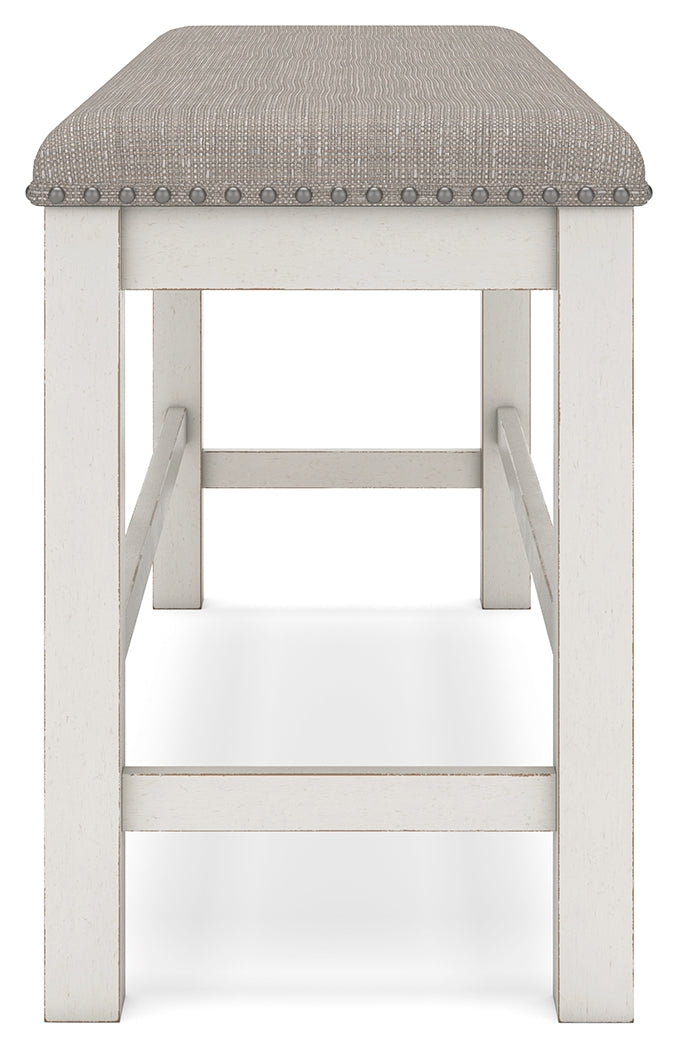 Robbinsdale Counter Height Dining Table, 2 Barstools, Bench and Server