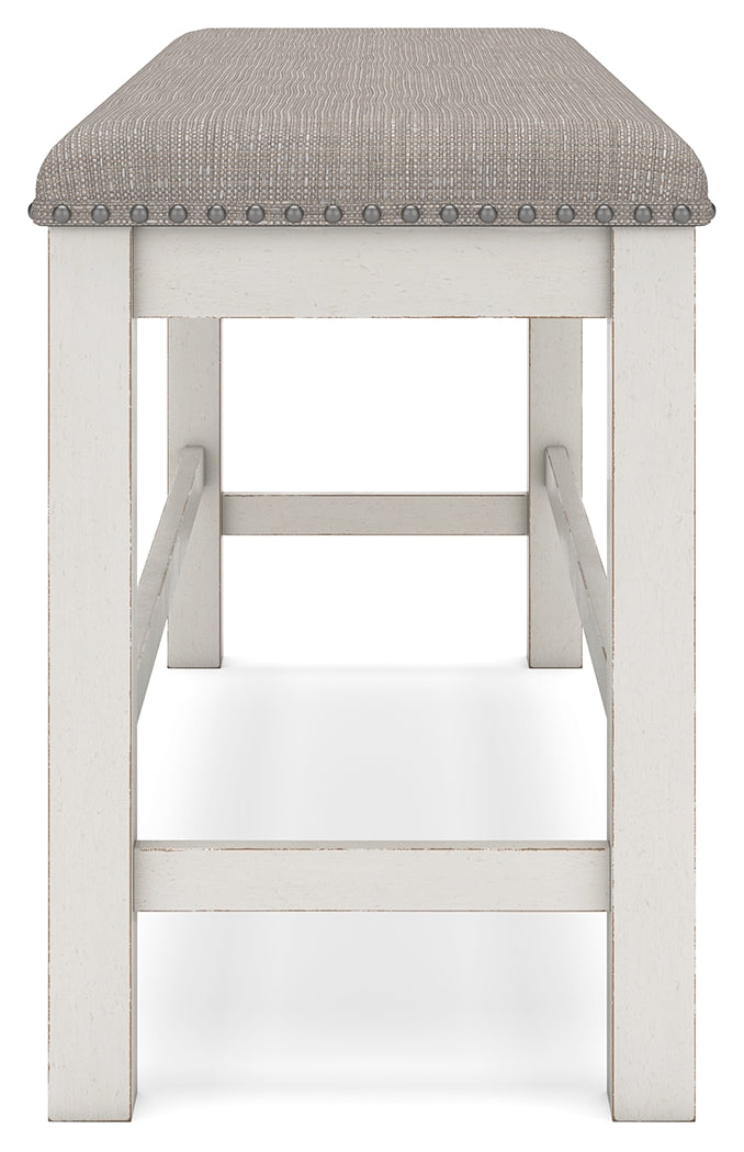 Robbinsdale Counter Height Dining Table, 2 Barstools, Bench and Server