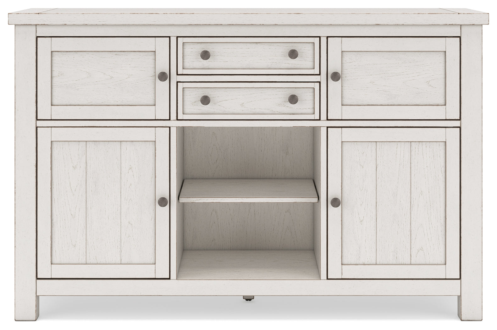 Robbinsdale Counter Height Dining Table, 2 Barstools, Bench and Server