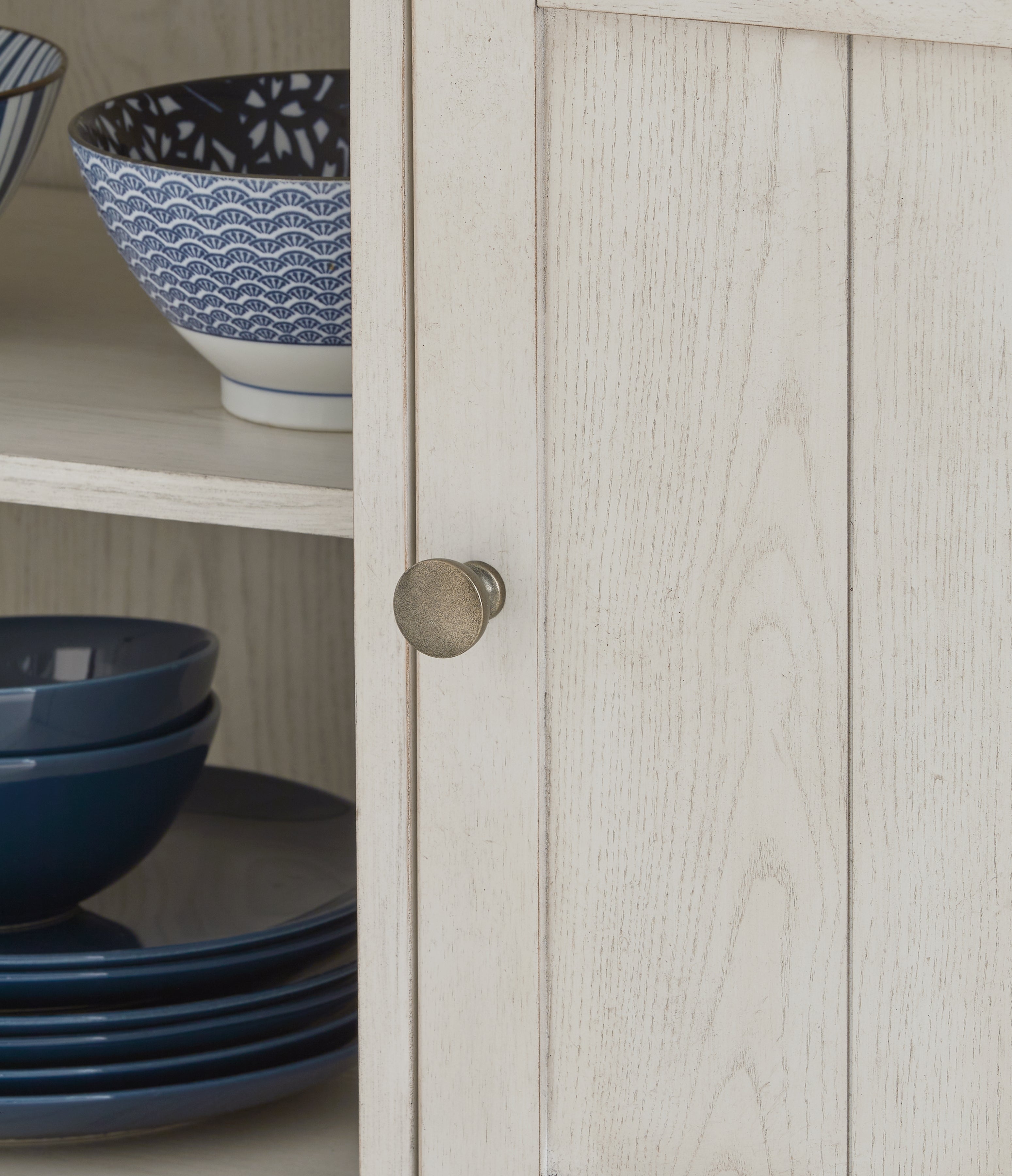 Robbinsdale Counter Height Dining Table, 2 Barstools, Bench and Server