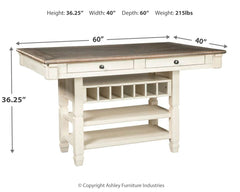 Bolanburg Counter Height Dining Table - MyWaynesHome #