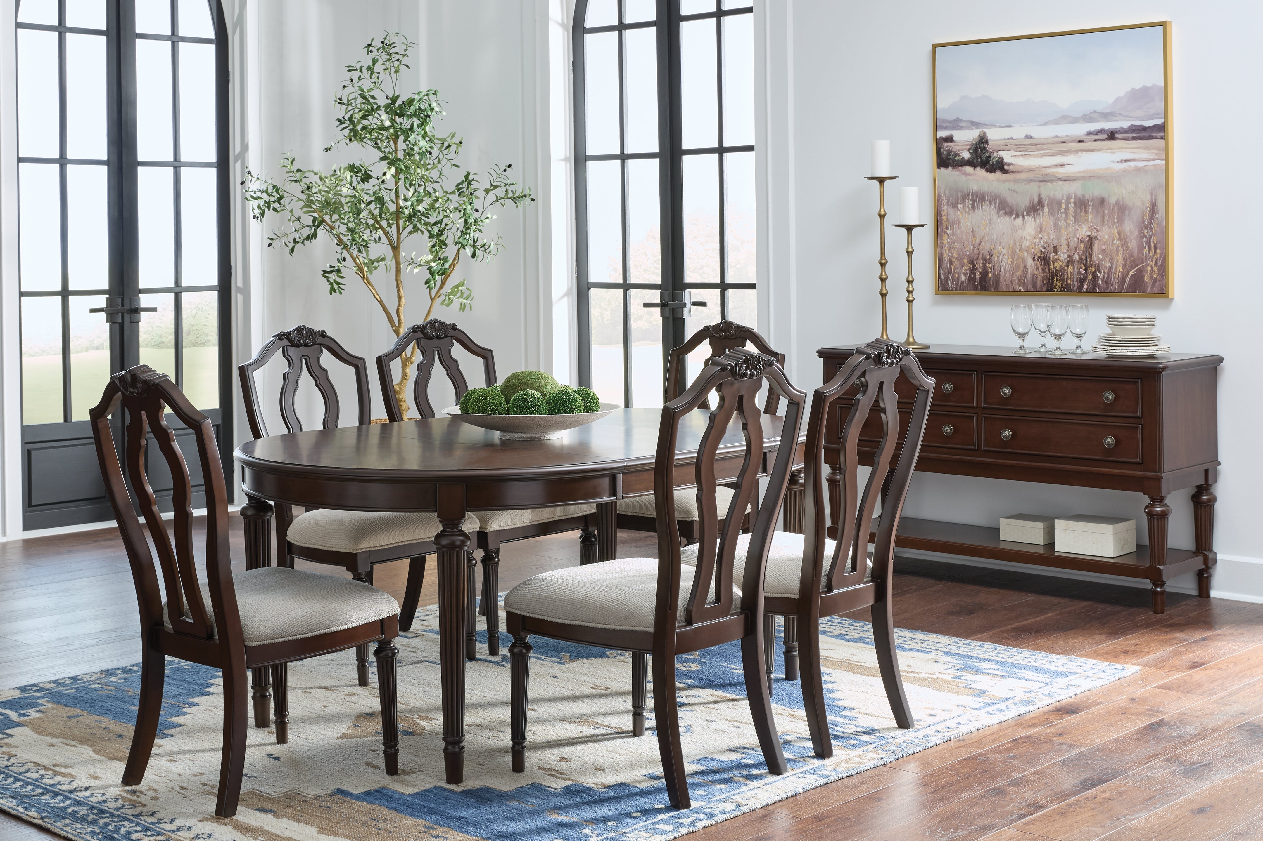 Lavinton Extension Dining Table and 6 Chairs